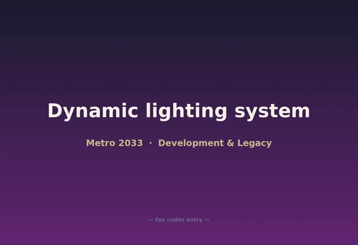 Dynamic lighting system