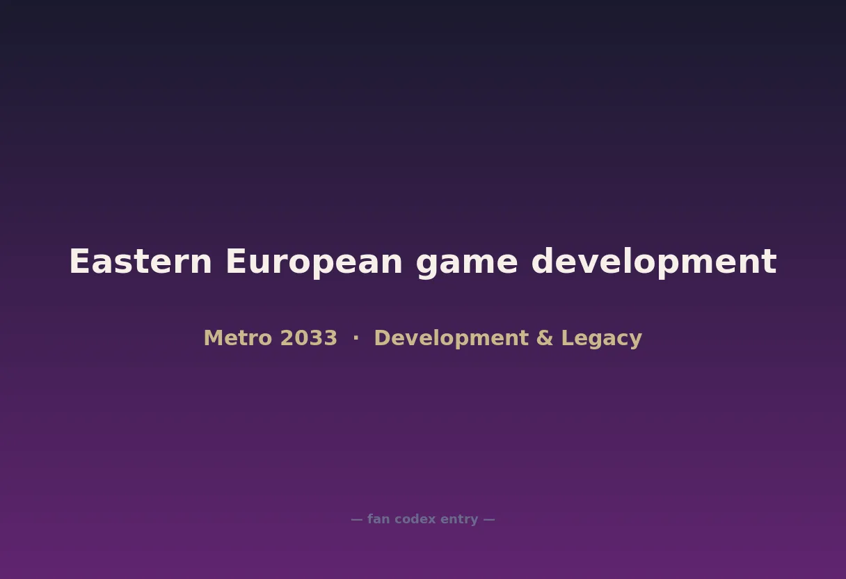 Eastern European game development