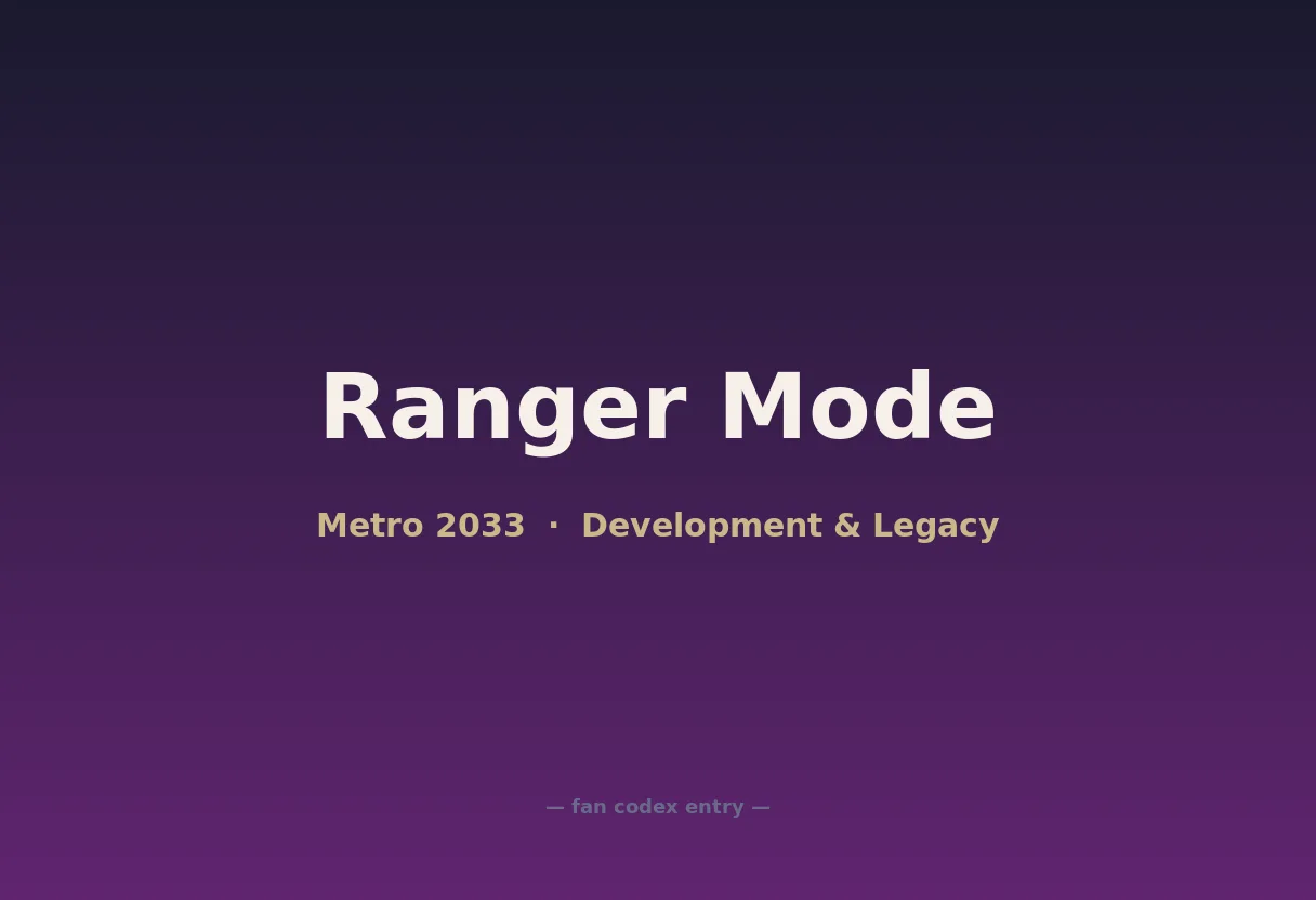 Ranger Mode