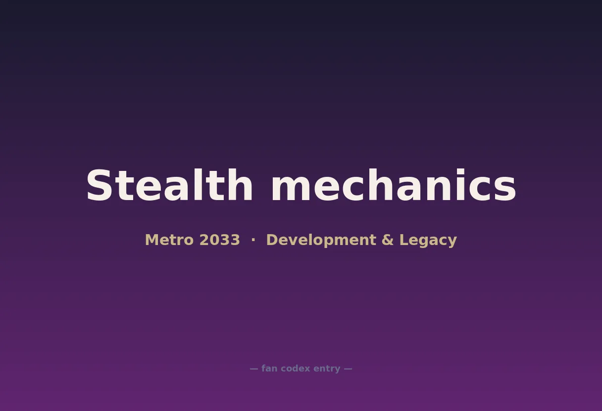 Stealth mechanics