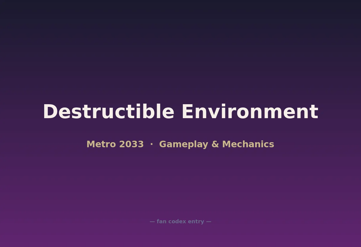 Destructible Environment