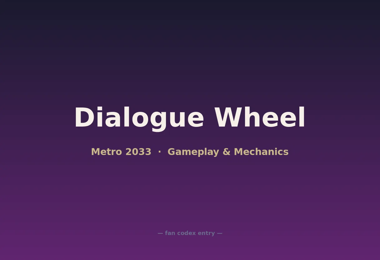 Dialogue Wheel