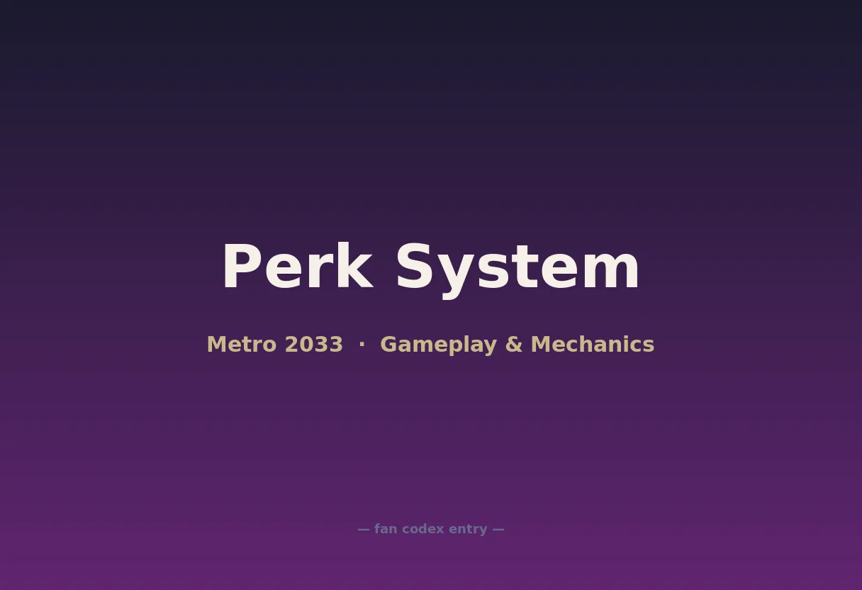 Perk System